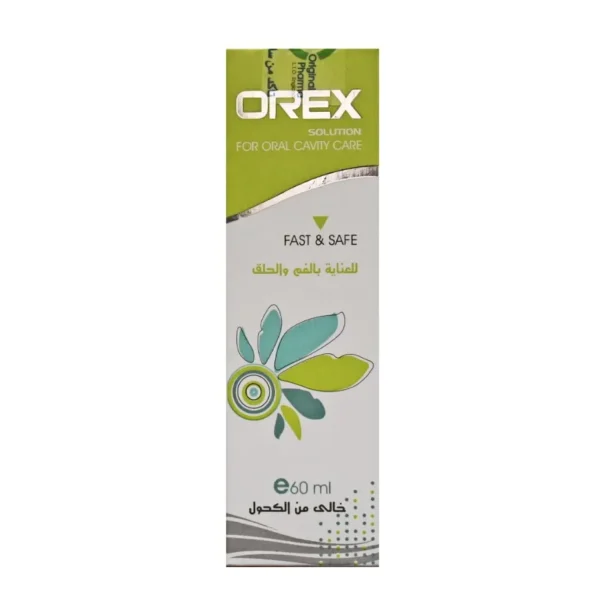 اوركس بخاخ orex spray مطهر للفم والحلق | 60 مل