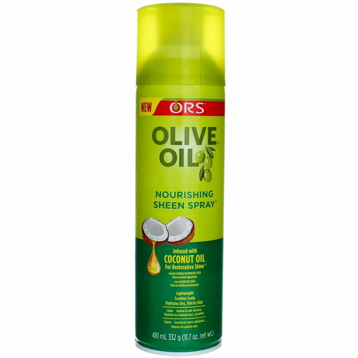 Lomixa Health Care - ors olive oil nourishing sheen spray infused with coconut oil 481ml m5rw 01653897851
