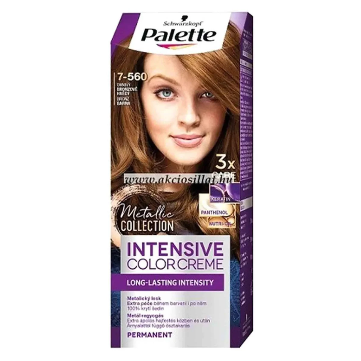 Lomixa Health Care - palette hair color 7 560 bronze brown 50ml shmb 01653493183