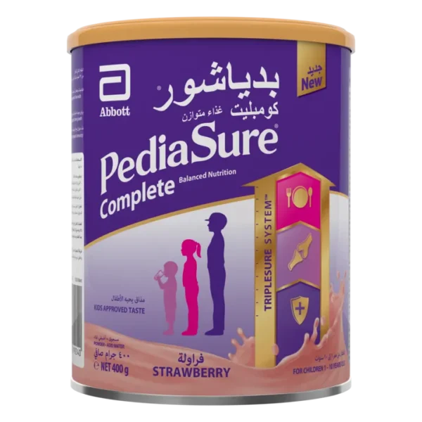 بدياشور | كومبليت مكمل غذائي بنكهة الفراولة الطازجة | 400جم
