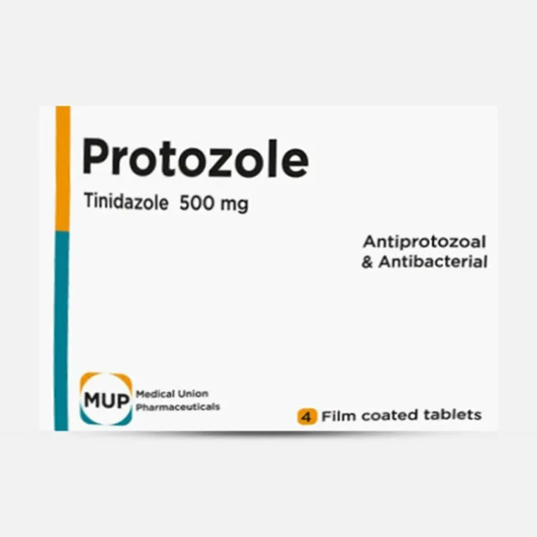 دواء بروتوزول اقراص protozole 500 اقوى مطهر معوى | 12 قرص
