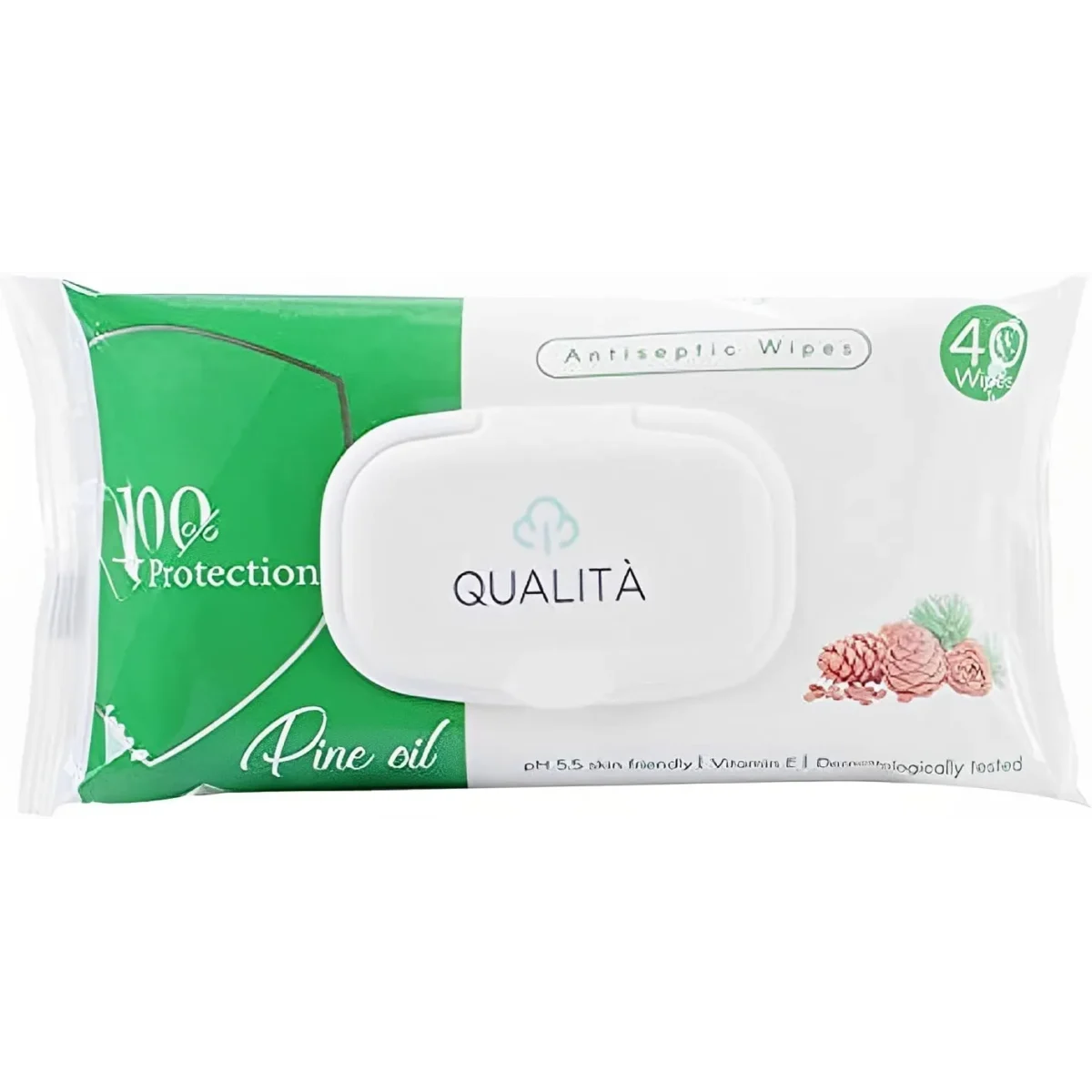 Lomixa Health Care - qualita antiseptic pine oil wipes 20pcs gehj 01704200742