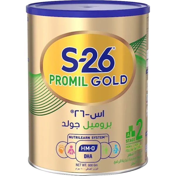 اس 26 تركيبة الحليب للأطفال بروميل جولد من 6-12 شهر | 800 جم