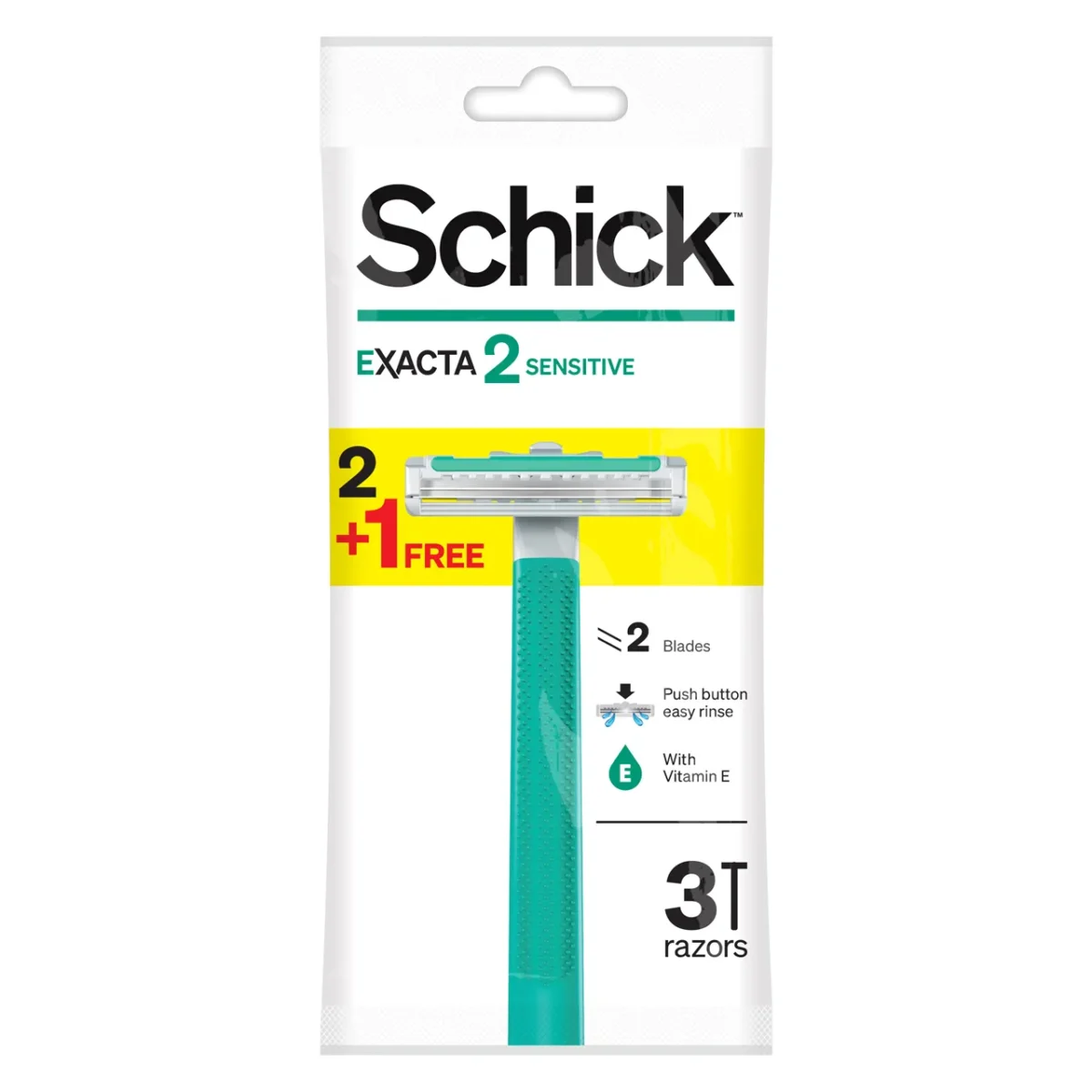 Lomixa Health Care - schick exacta 2 men sensitive 3 pcs 21 free w03u 01714302513
