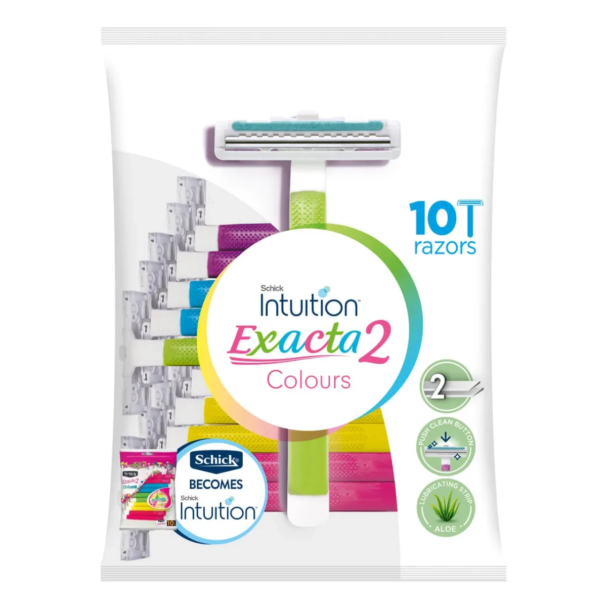 Lomixa Health Care - schick exacta 2 women colours 10 pcs rz86 01714306717