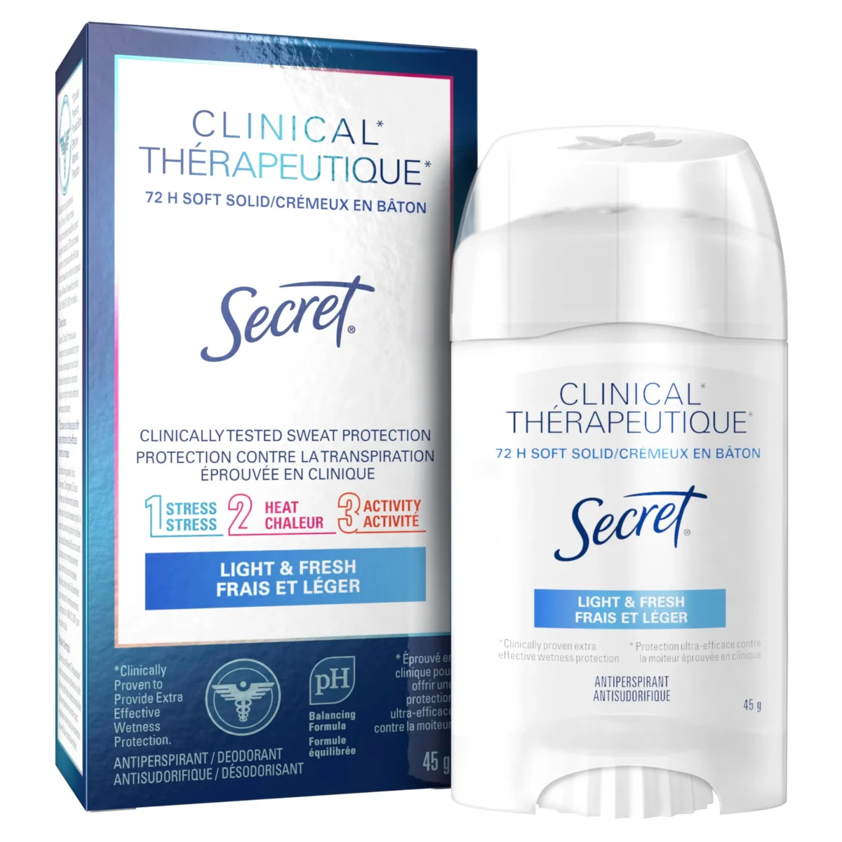 Lomixa Health Care - secret clinical antiperspirant deodorant 45gm zxhi 01730290644