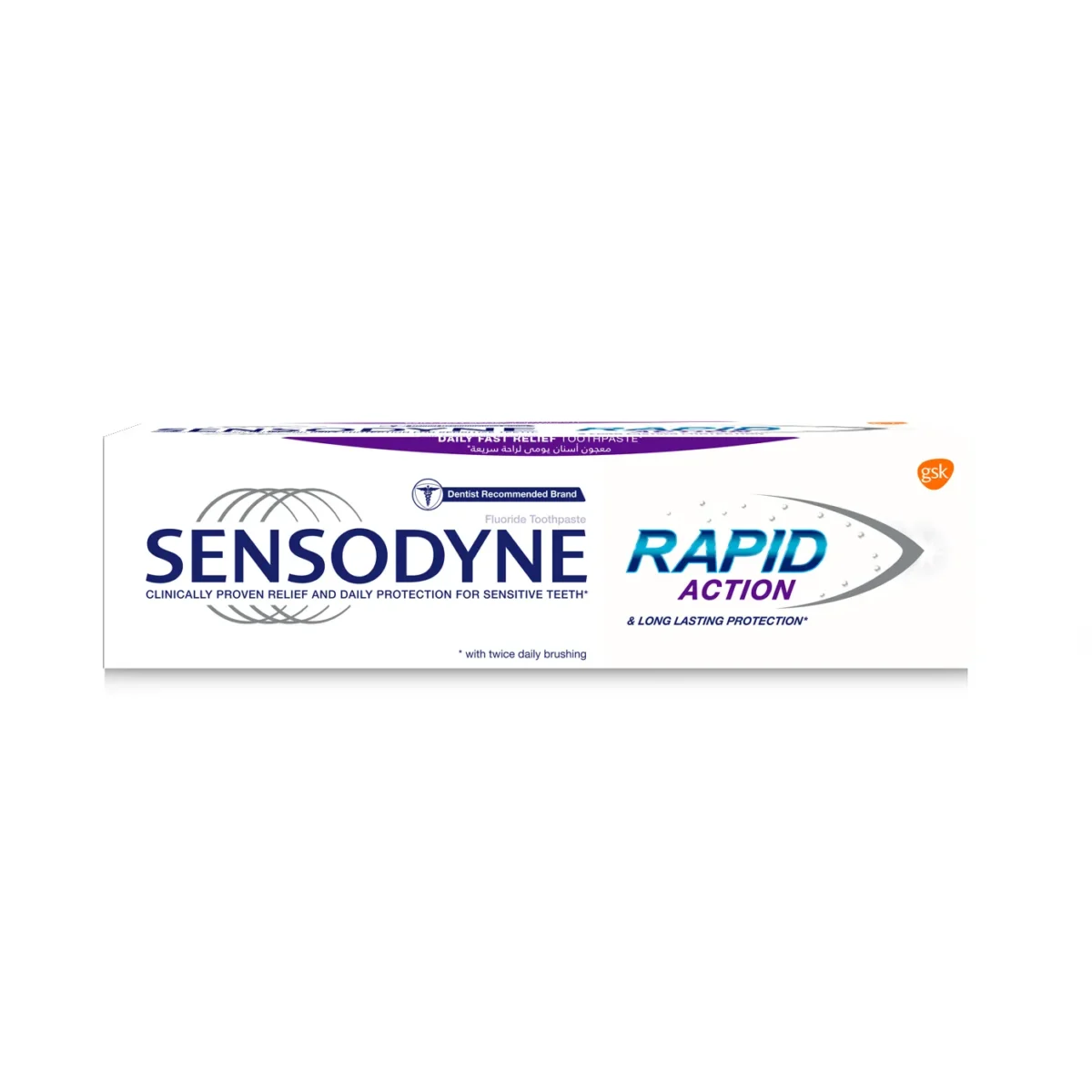 Lomixa Health Care - sensodyne rapid action toothpaste for sensitive teeth 75 ml 01664111772