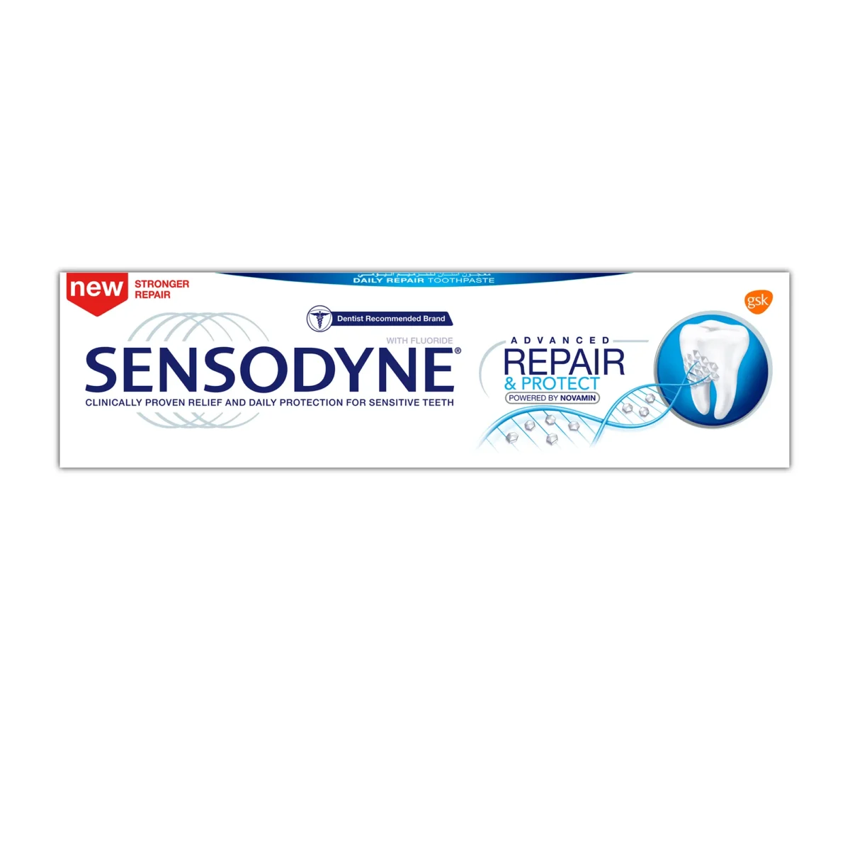 Lomixa Health Care - sensodyne repair protect toothpaste for sensitive teeth 75ml 01664112478