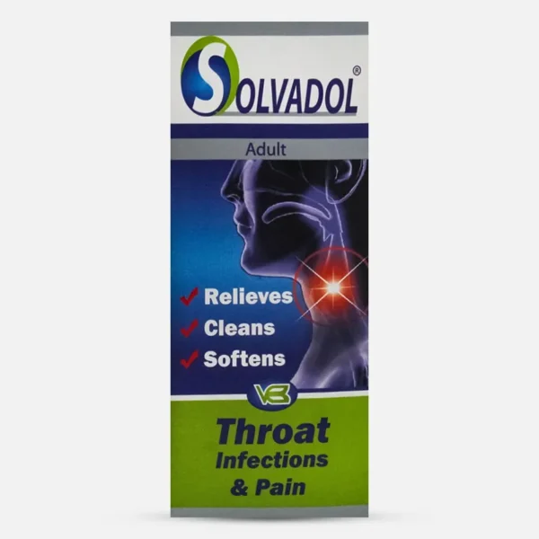 سولفادول بخاخ للكبار solvadol spray لالتهاب للحلق | 30مل