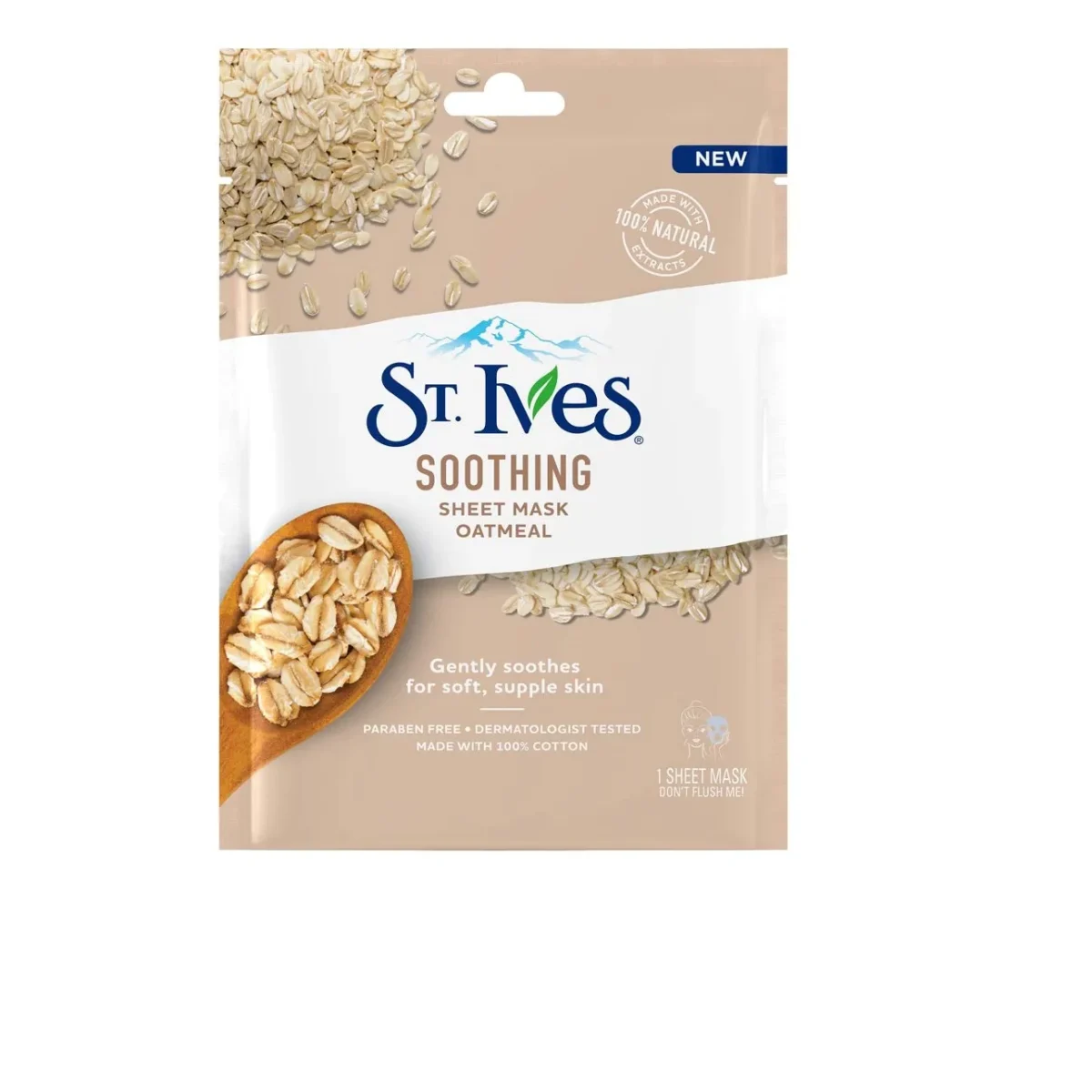 Lomixa Health Care - st ives soothing oatmeal sheet mask 1 pc wc42 01726936275