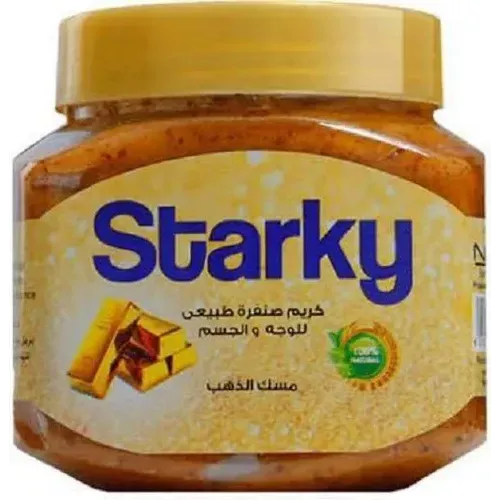 ستاركي كريم صنفرة طبيعي مقشر للوجه والجسم بمسك الذهب | 300 مل