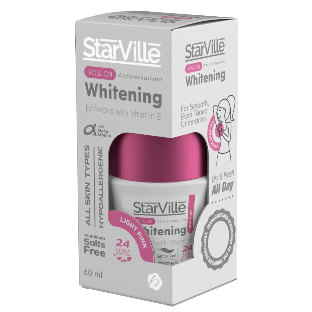 Lomixa Health Care - starville roll on whitening light pink free 60ml cxih 01703077450