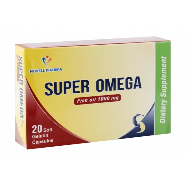 سوبر أوميجا 1000 super omega-3 كبسولات اوميجا 3 | 20 كبسولة