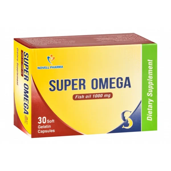سوبر أوميجا 1000 super omega-3 كبسولات اوميجا 3 | 30 كبسولة