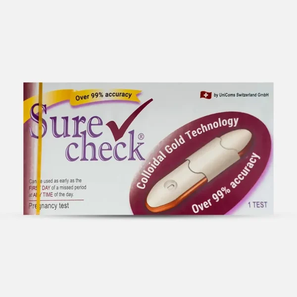اختبار حمل sure check شور تشيك تحليل منزلي مضمون وسريع | 1 ...