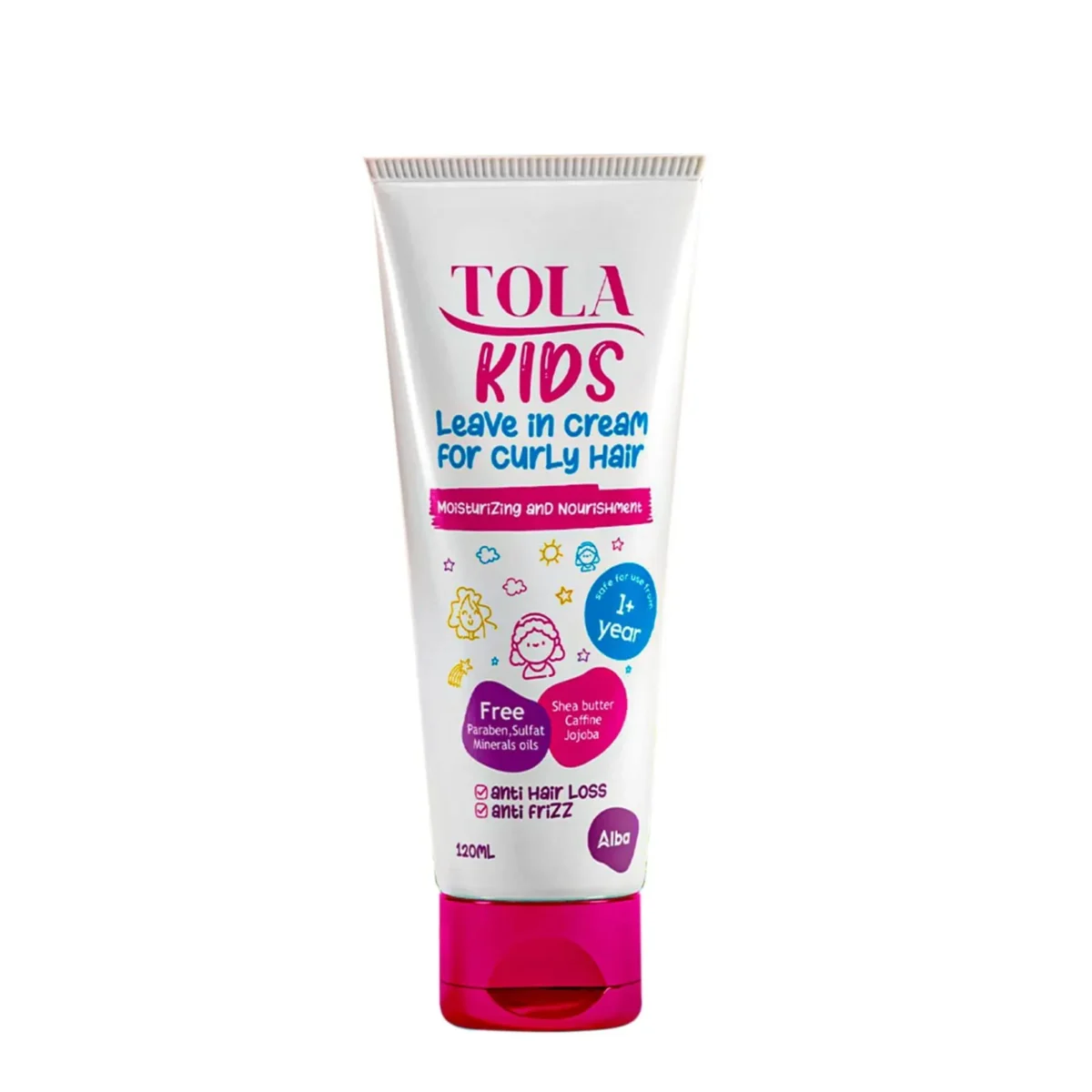Lomixa Health Care - tola hair leave in cream for kids curly hair 120ml wmwa 01726658120