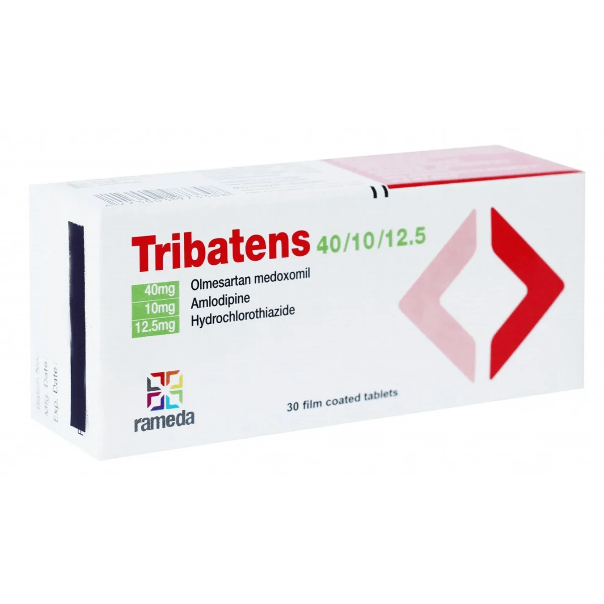 Lomixa Health Care - tribatens high blood pressure 4010125 mg 30 tabs azih 01730207714