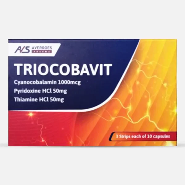 ترايوكوبافيت كبسولات triocobavit للاعصاب | 30 كبسول