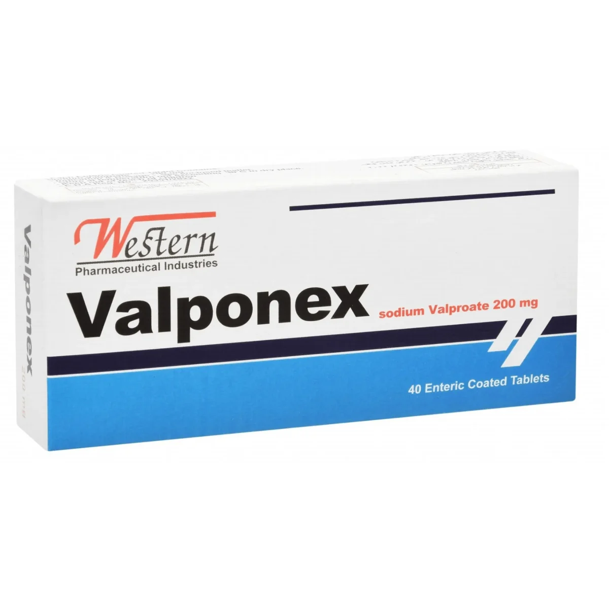 Lomixa Health Care - valponex 200mg 40 enteric coated tabs zoi9 01729759930