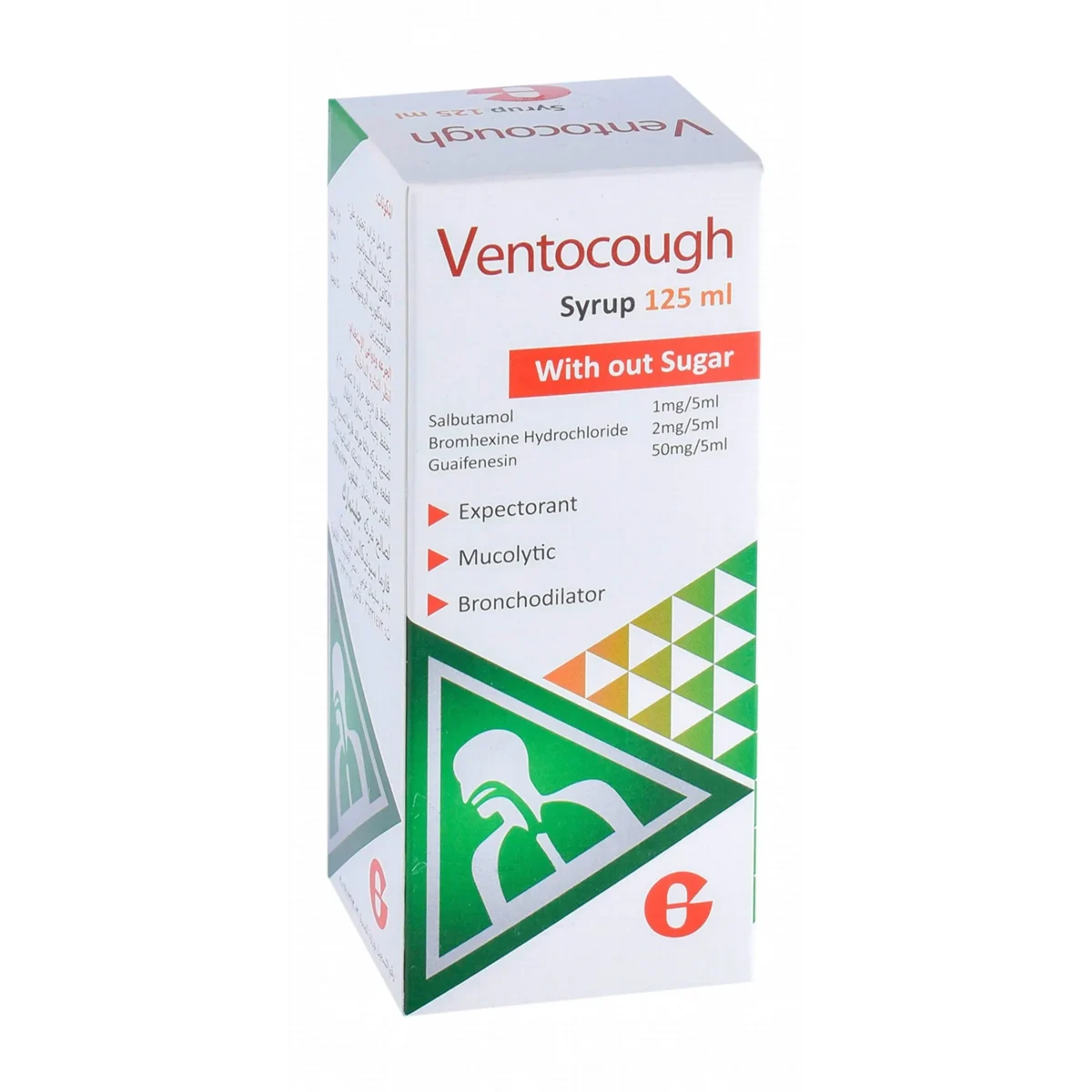 Lomixa Health Care - ventocough without sugar bronchitis 125ml susp msv5 01670500877