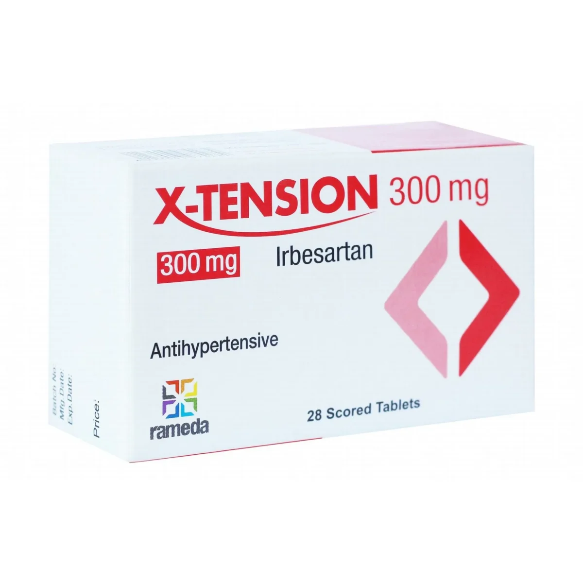 Lomixa Health Care - x tension high blood pressure 300mg 28tab 7swd 01665481427