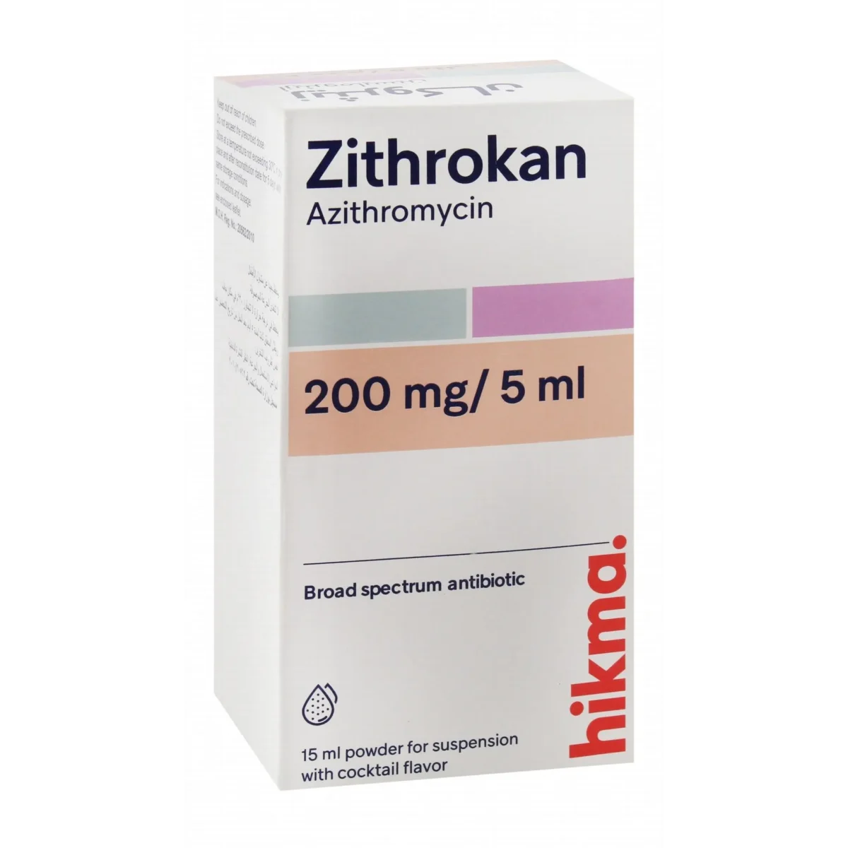 Lomixa Health Care - zithrokan antibiotic 200mg 15ml susp w9a8 01672576366