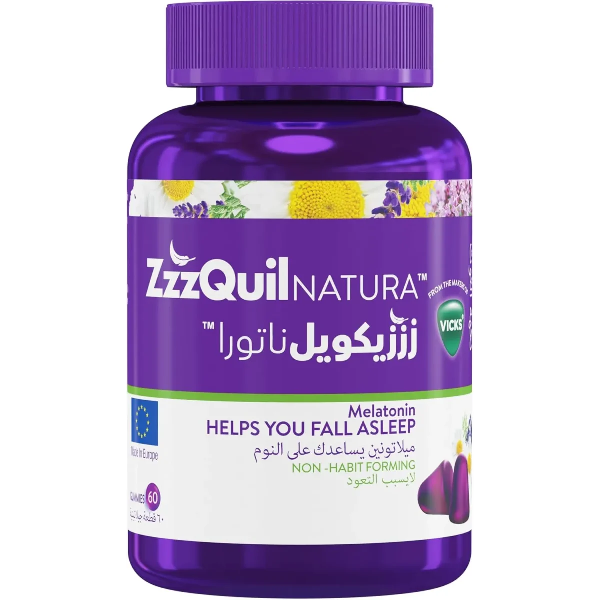 Lomixa Health Care - zzzquil natura sleep aid blue berry flavor 60 pcs m0eu 01725787562